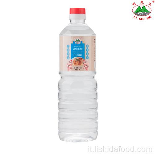 Bottiglia da 1000 ml di aceto di riso bianco in plastica